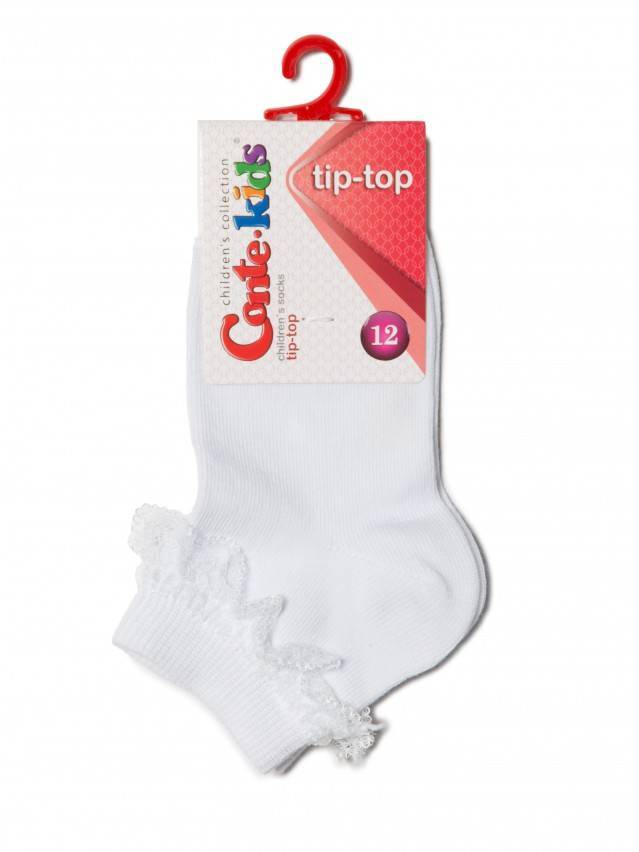 Носки детские TIP-TOP (с кружевной лентой) 7С-11СП, 7С-27СП, р.10, 000 белый - 2