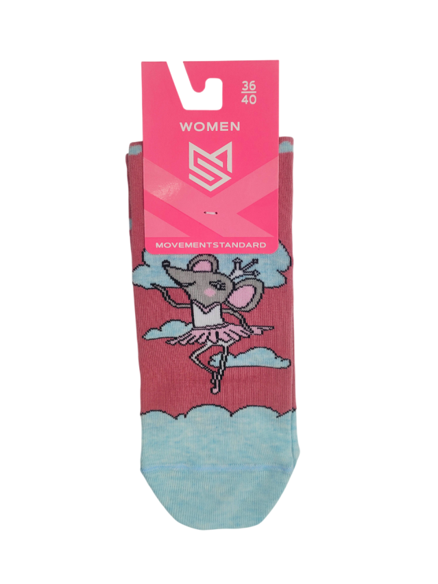 Короткие носки с рисунком M0132S - 2