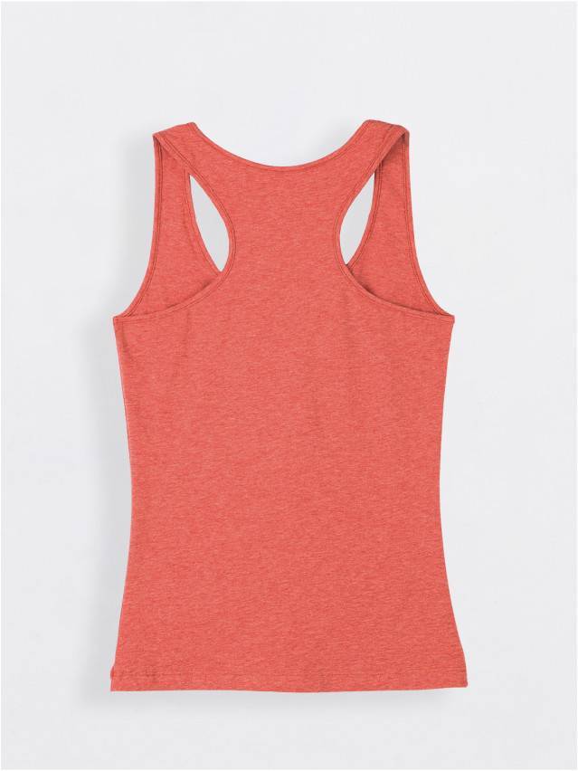 Майка женская BASIC LM 646, p. 158,164-84, красный меланж - 2