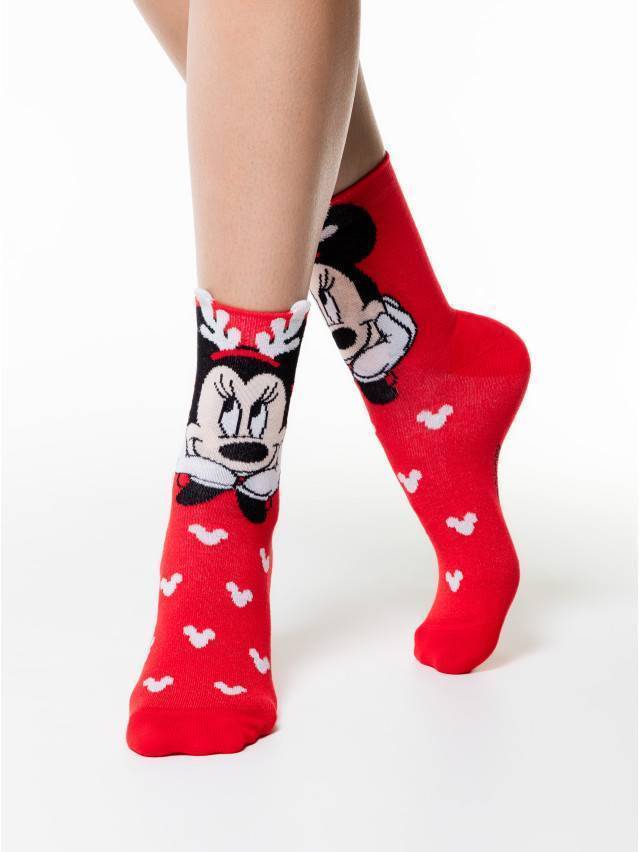 Носки женские хлопковые CE NEW YEAR DISNEY 21С-73СПМ, р.36-39, 646 красный - 3