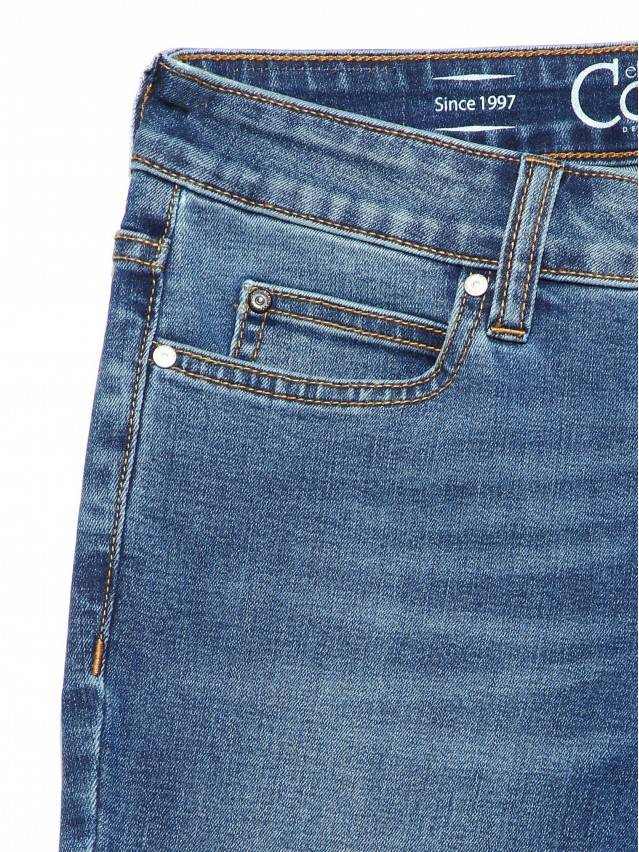 Джинсы skinny со средней посадкой CON-182, р.170-90, authentic blue - 7