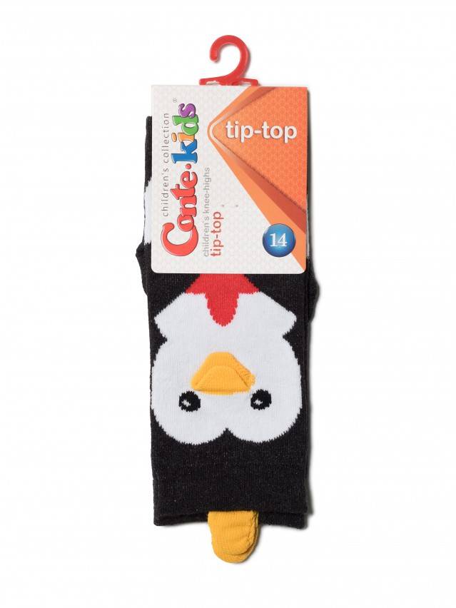 Гольфы детские TIP-TOP (мордашки) 19С-141СП, р.14, 045 черный - 2