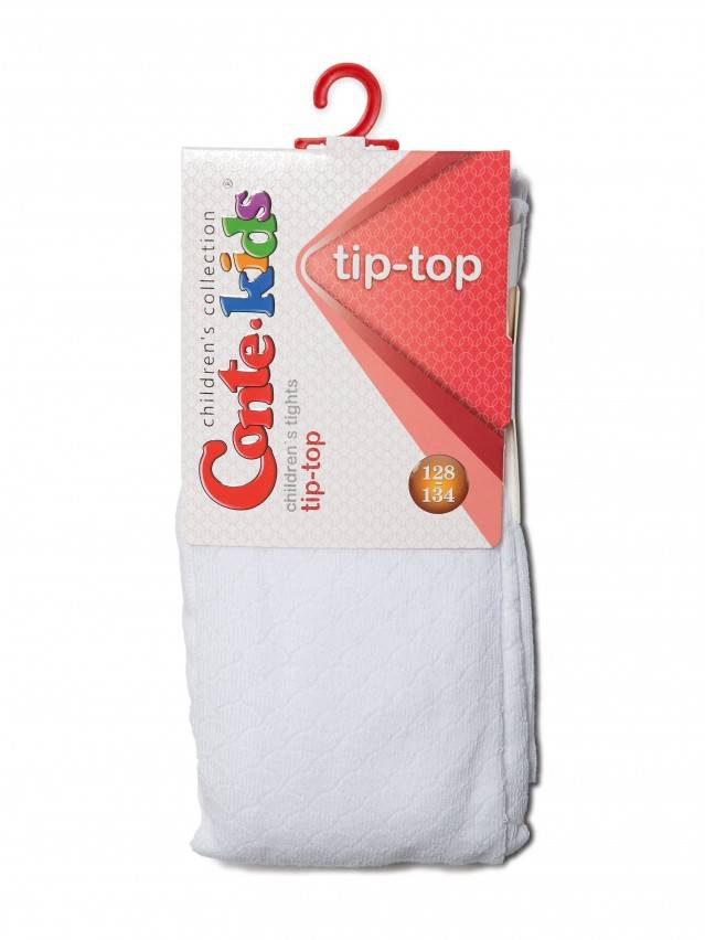 Колготки хлопковые детские TIP-TOP 4С-04СП, p. 116-122, белый, рис. 364 - 2