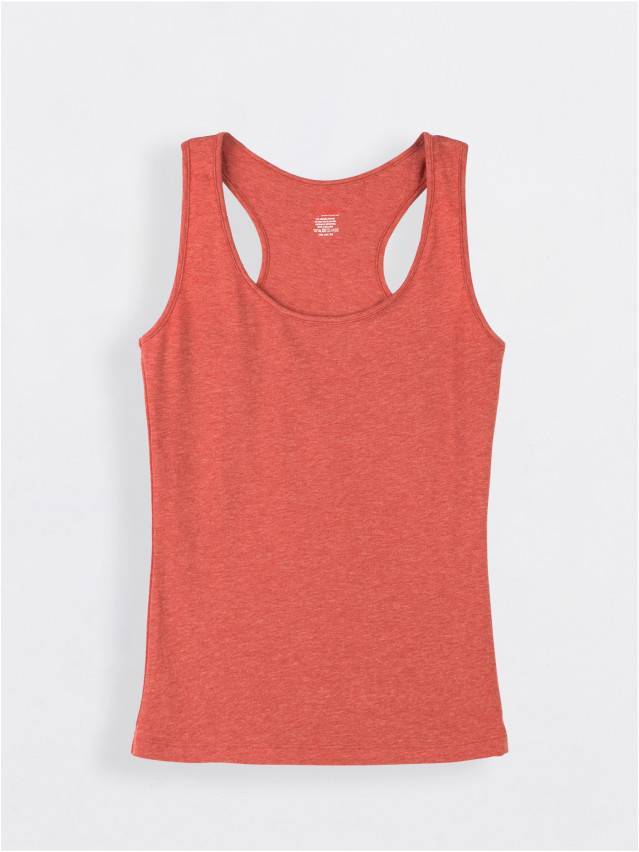 Майка женская BASIC LM 646, p. 158,164-84, красный меланж - 1