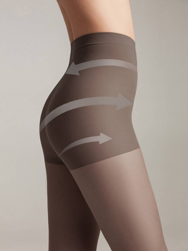 Колготки полиамидныые женские ACTIVE SOFT 20, р.2, grafit - 1