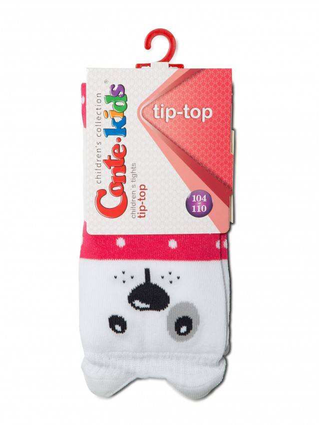 Колготки детские TIP-TOP Собачки 17С-60СП, p. 104-110, темно-серый-малиновый, рис. 445 - 2
