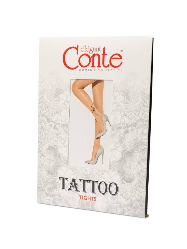 Колготки женские CE FANTASY TATTOO 20С-17СП, р.2, 003 natural - 5