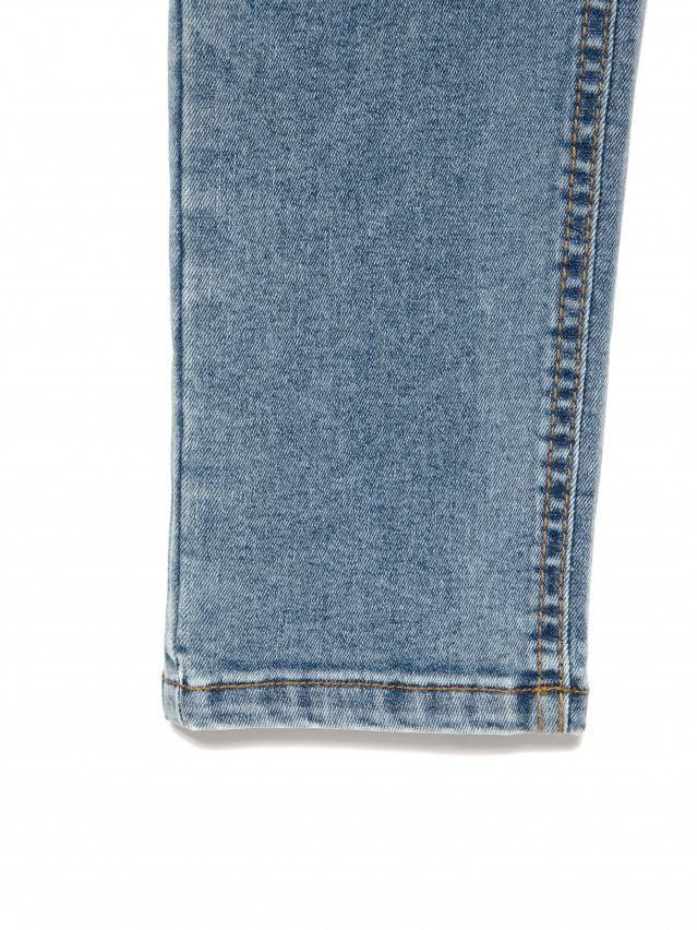 Джинсы skinny с высокой посадкой CON-240, р.170-90, acid washed mid blue - 8