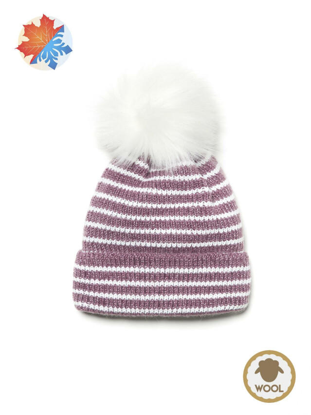 Шапка детская ESLI 18С-142СП, р.54, розовый - 1