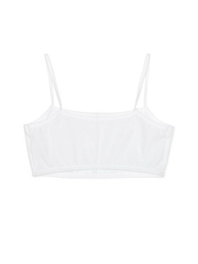 Бюстье женское хлопковое LBE 2017, размер 84 / XS, белый - 8