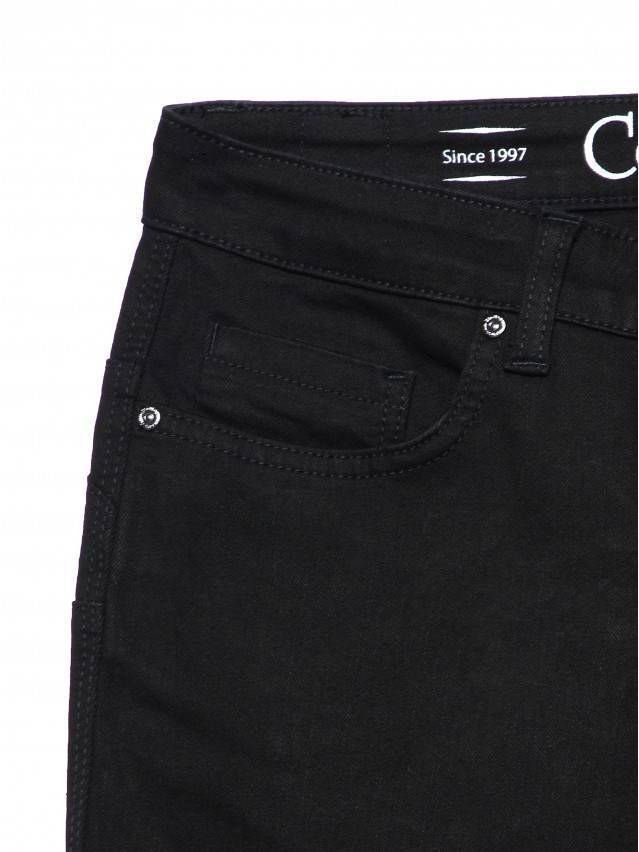 Джинсы skinny с высокой посадкой CON-149, р.164-90, deep black - 5
