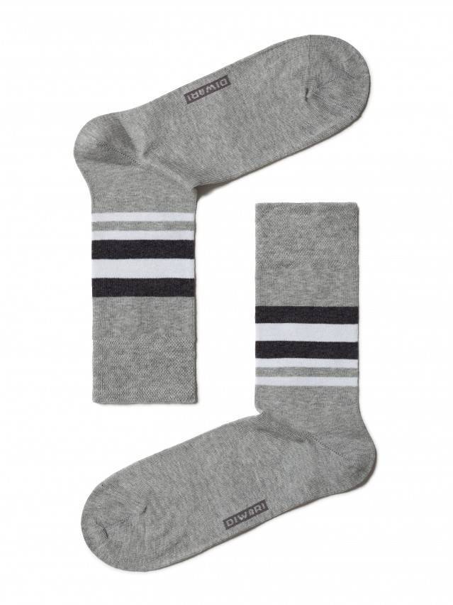 Носки мужские COMFORT (меланж) 7С-26СП, р. 40-41, серый, рис. 041 - 1