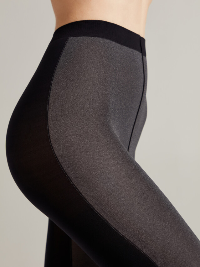 Колготки жен. FANTASY DUET, р.2, grigio-nero - 3