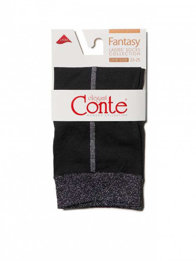 Носки полиамидные женские FANTASY (люрекс) 16С-125СП, р. 36-39, nero - 4
