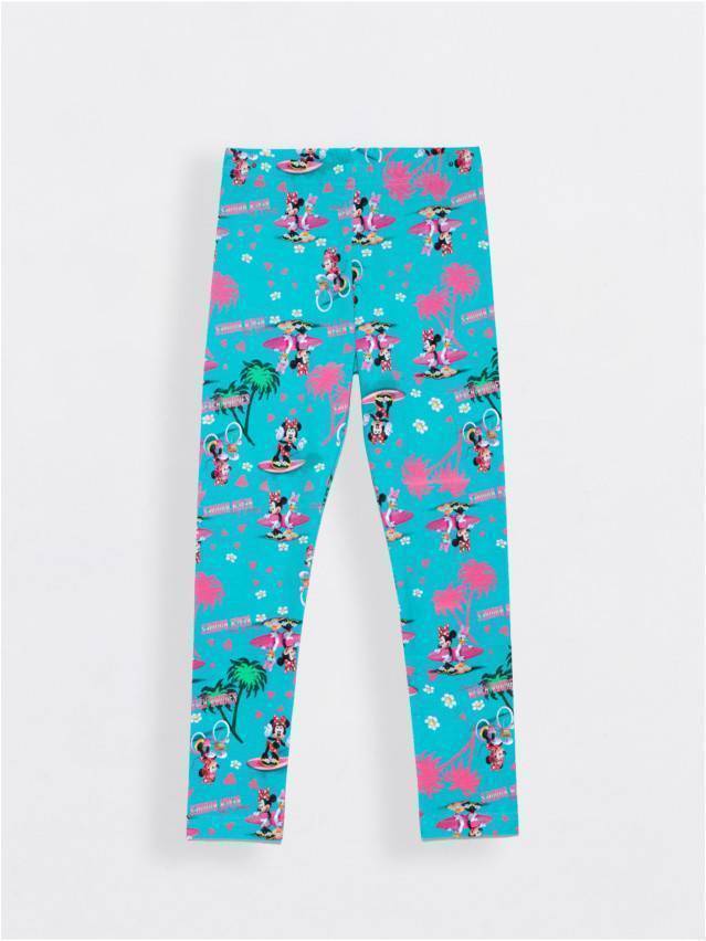 Леггинсы PLAY с принтом ©Disney, р.104,110-56, aqua friends - 1