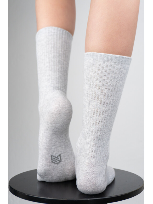 Носки MS M0301S Fancy, р.42-45, 00 св.серый меланж - 1