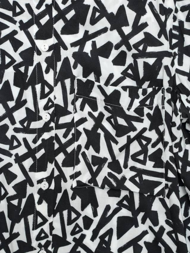 Рубашка LBL 1091, р.170-84-90, white-black - 6