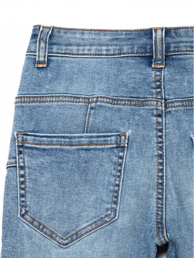 Джинсы skinny с высокой посадкой CON-240, р.170-90, acid washed mid blue - 6