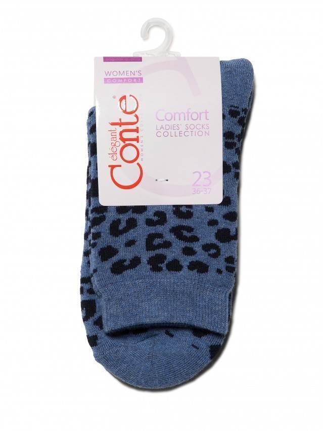 Носки хлопковые женские COMFORT (махровые) 17С-64СП, р. 36-37, джинс, рис. 118 - 3