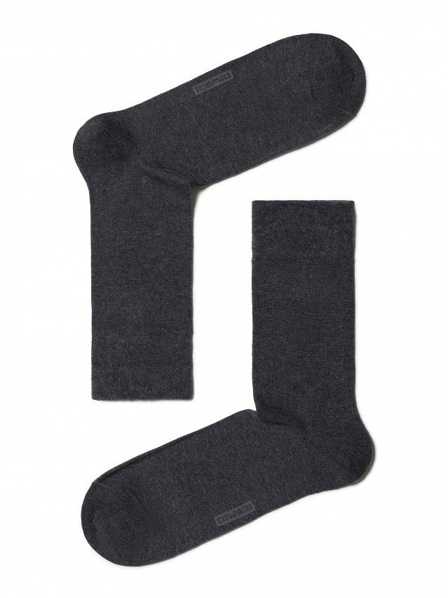 Носки мужские COMFORT (меланж) 7С-26СП, р. 40-41, темно-серый, рис. 000 - 1