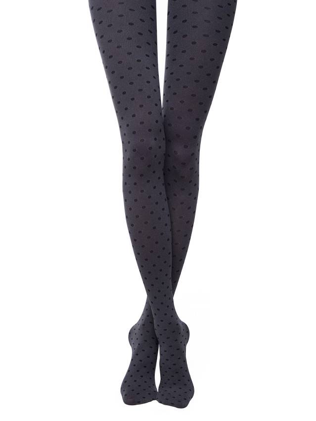 Колготки женские TRENDY DOTS, р.2, grafit - 1