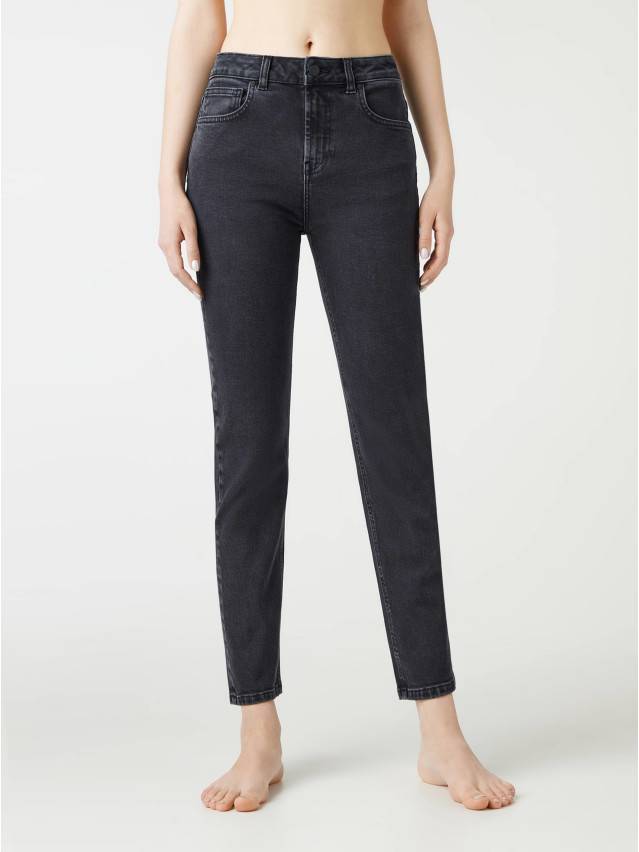 Брюки джинсовые жен. CE CON-366, р.170-102, washed black - 8