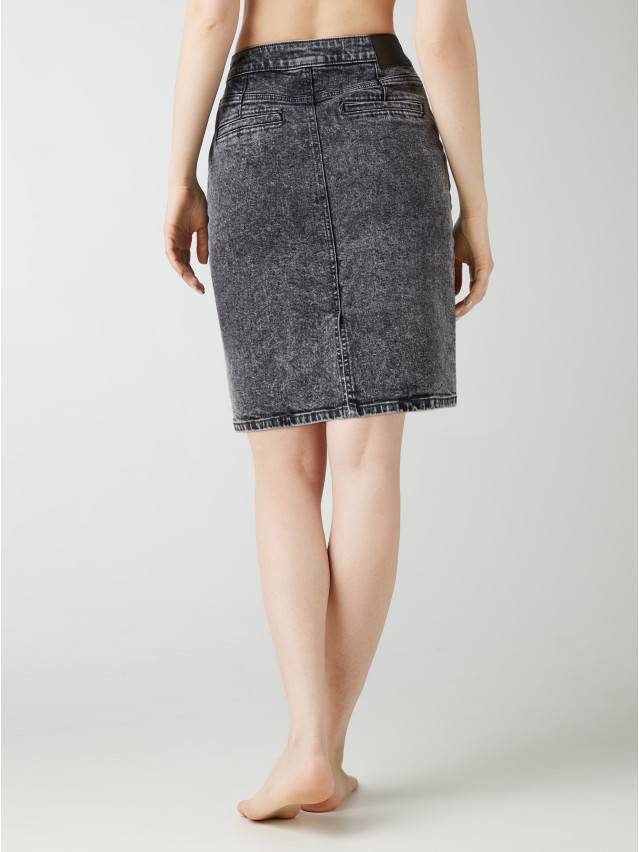 Юбка джинсовая женская CE CON-385, р.170-90, acid washed grey - 8