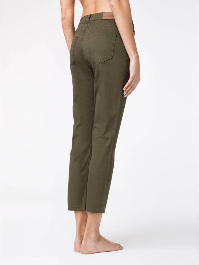 Джинсы Straight Fit со средней посадкой CON-139A, р.170-90, khaki. Рекомендуем к покупке меньший размер (обхват бедер). - 2