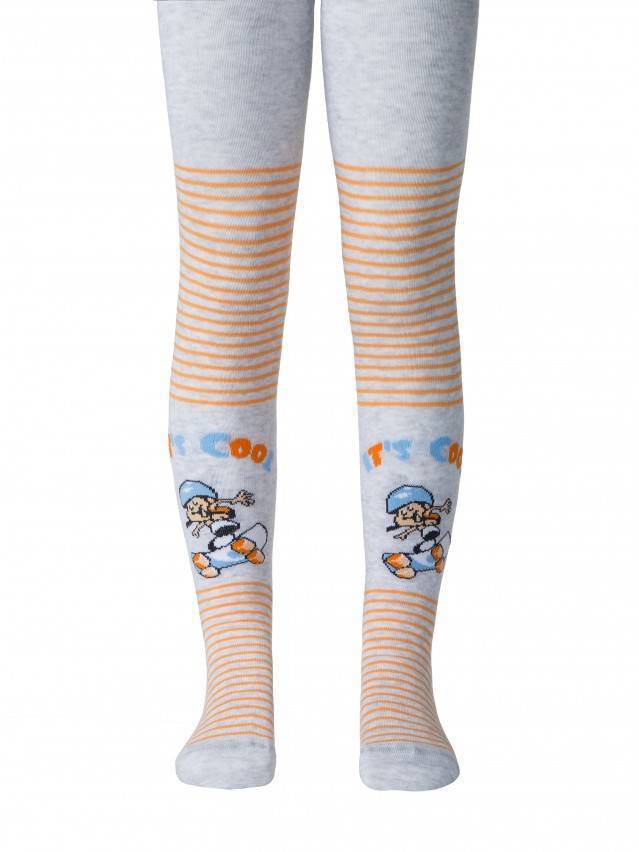 Колготки хлопковые детские TIP-TOP 4С-03СП, p. 104-110, светло-серый, рис. 438 - 1