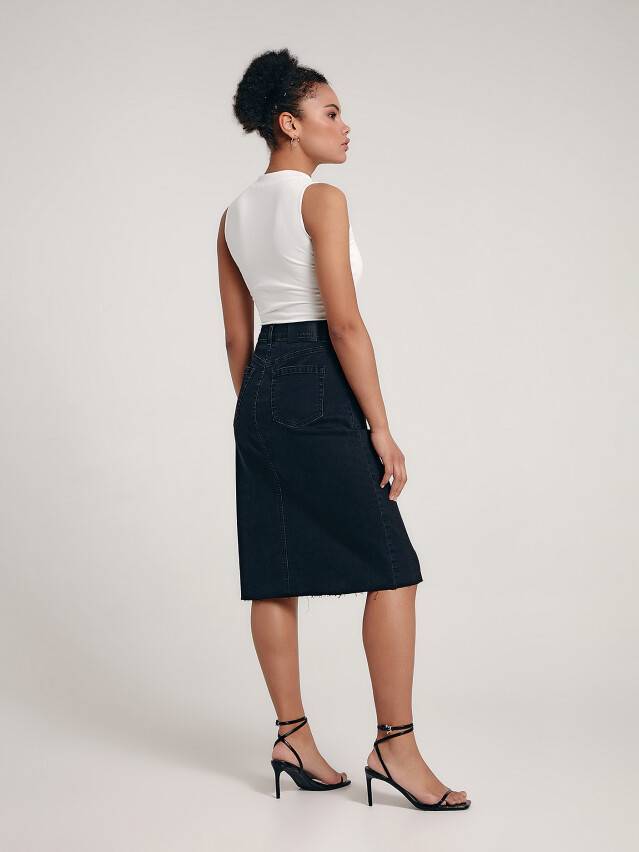 Юбка джинсовая женская CE CON-439, р.170-90, washed black - 3