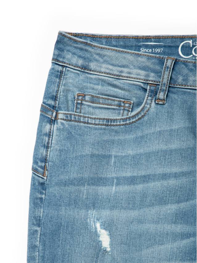 Джинсы Straight Fit со средней посадкой CON-145, р.170-90, mid blue - 5