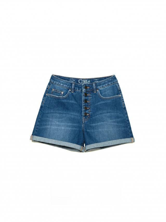 Шорты джинсовые CON-199, р.170-90, washed mid blue - 3