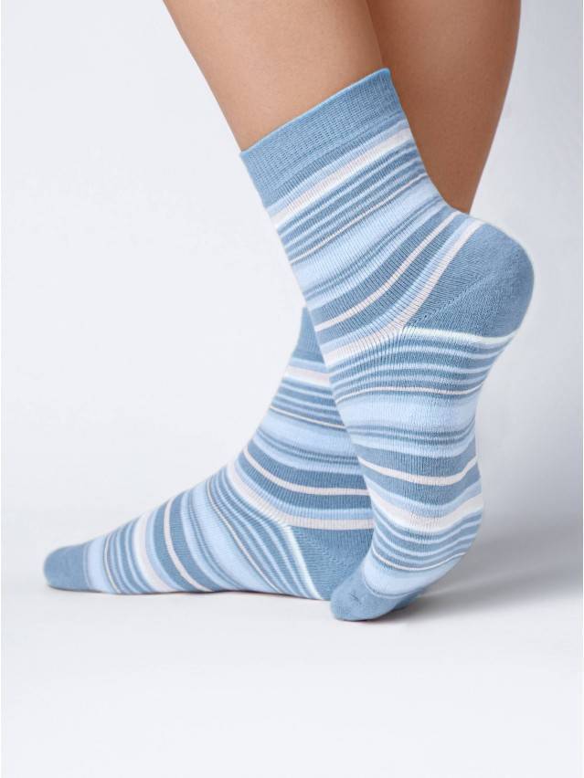 Носки хлопковые женские COMFORT (махровые) 7С-47СП, р. 36-37, голубой, рис. 024 - 1