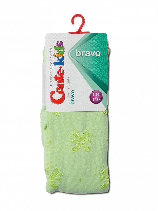 Колготки хлопковые детские BRAVO (жаккардовые) 14С-123СП, p. 104-110, салатовый, рис. 370 - 2