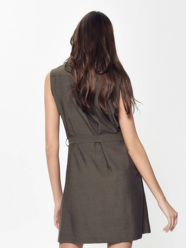 Платье-рубашка LPL 915, р.170-84-90, khaki - 2