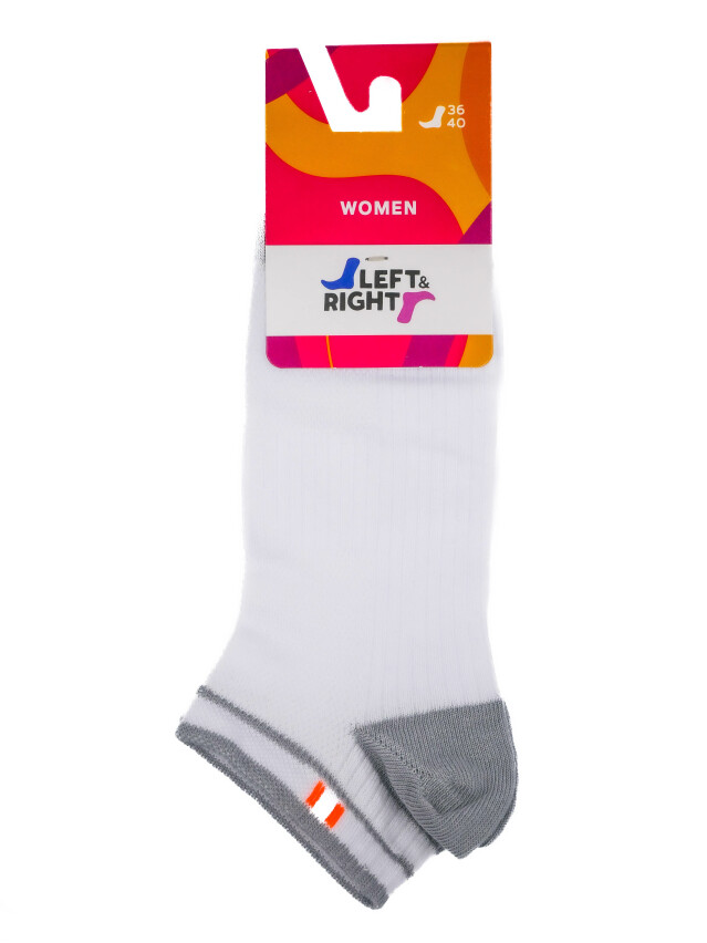 Носки женские хлопковые Л&П 120 (короткие),р.36-40, 03 белый - 2