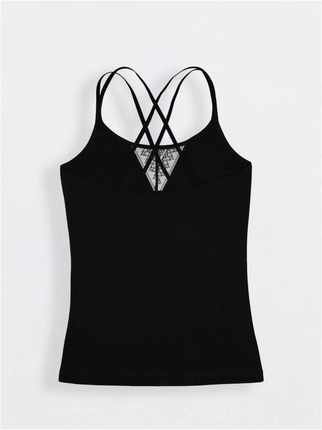 Топ женский DELICATE LT 767, р.170-104, черный - 2