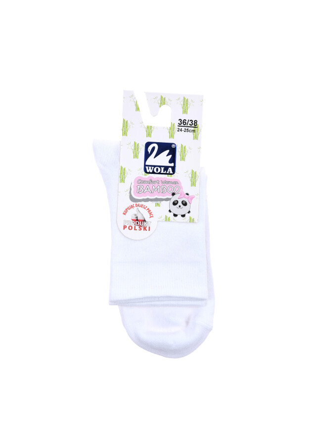 Носки женские (бамбук) W84.028 р.36-38 5 белый/white - 2