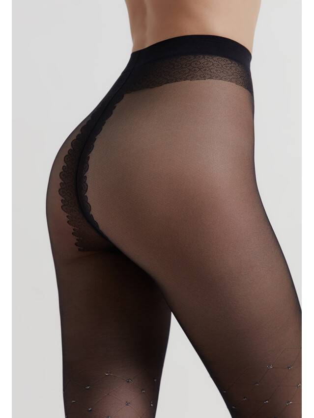 Колготки женские CE FANTASY LUSSO, р.2, nero - 6