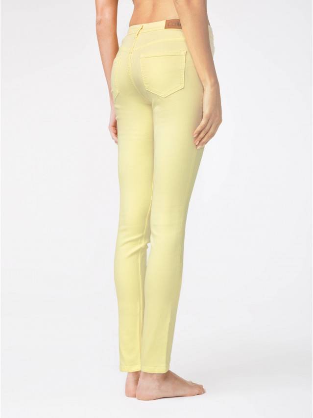 Джинсы со средней посадкой CON-38Y, р.170-102, pastel yellow - 3