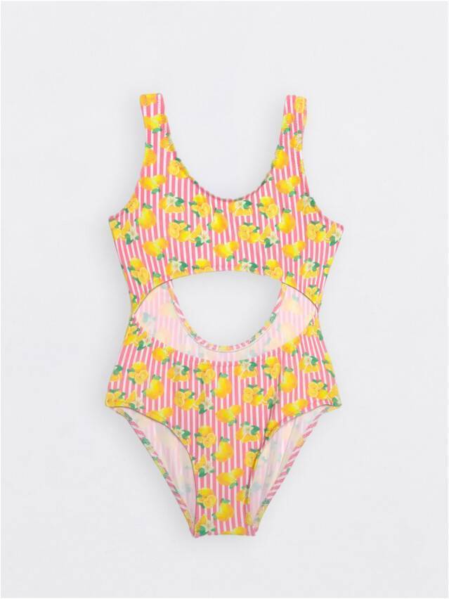 Купальник для девочек CE GOLDY LEMON, р.122,128-60, yellow-pink - 1