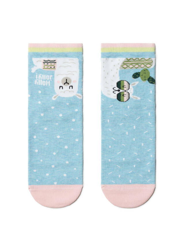 Короткие носки с рисунком M0132S - 1