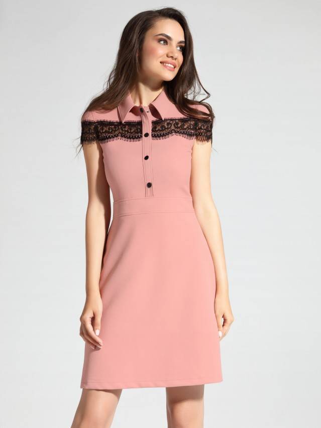 Платье LPL 1038, р.164-84-90, dusty rose-black - 2