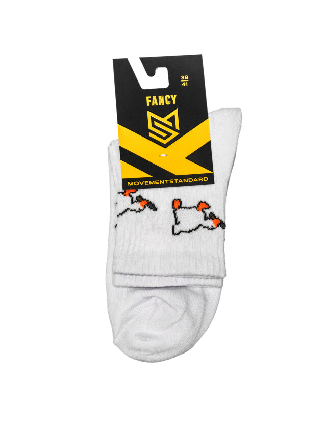 Носки MS M0301S Fancy, р.42-45, 26 белый 