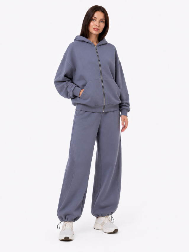 Брюки женские EL 3227, р.XL, lavender grey - 2
