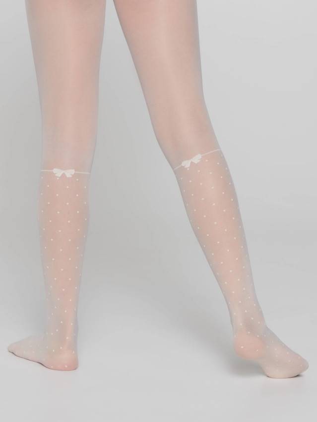 Колготки детские нарядные CE MILANA, р.104-110, milk - 1