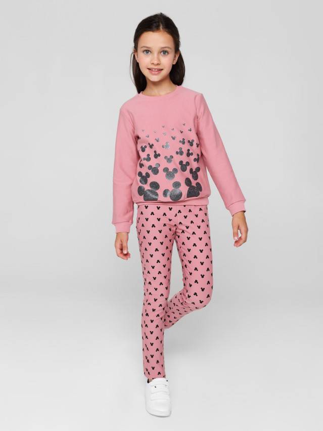 Леггинсы для девочек CE DISNEY MICKEY STYLE, р.104,110-56, dusty rose - 6