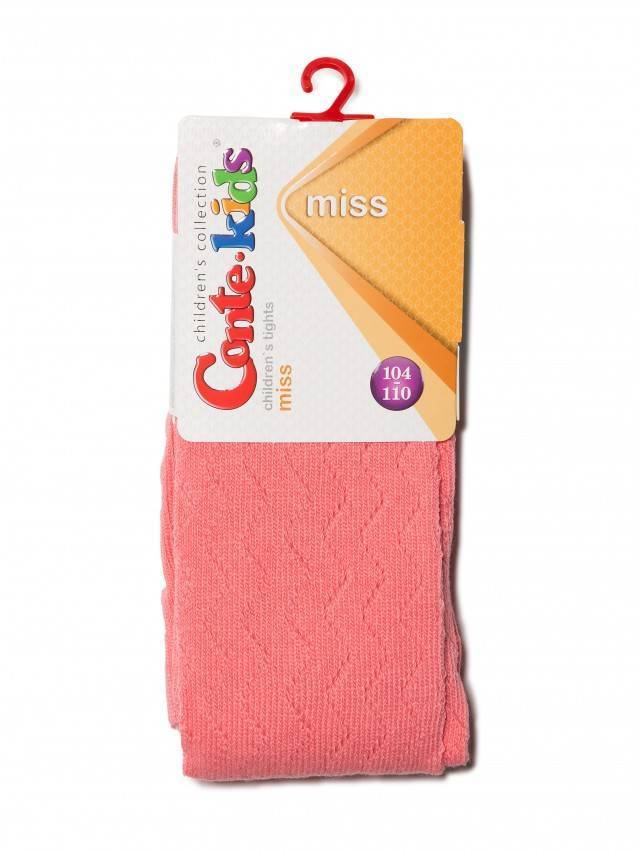 Колготки хлопковые детские MISS (ажурные) 7С-80СП, p. 104-110, светло-розовый, рис. 268 - 2
