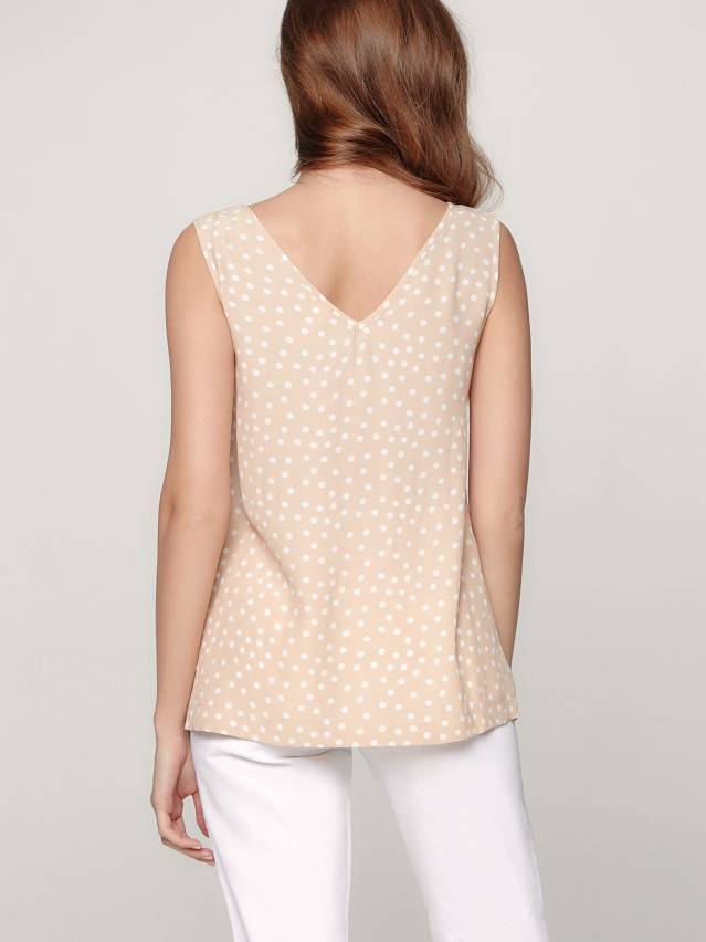 Блузка женская CE LBL 1177, р.170-84-90, beige-white - 3