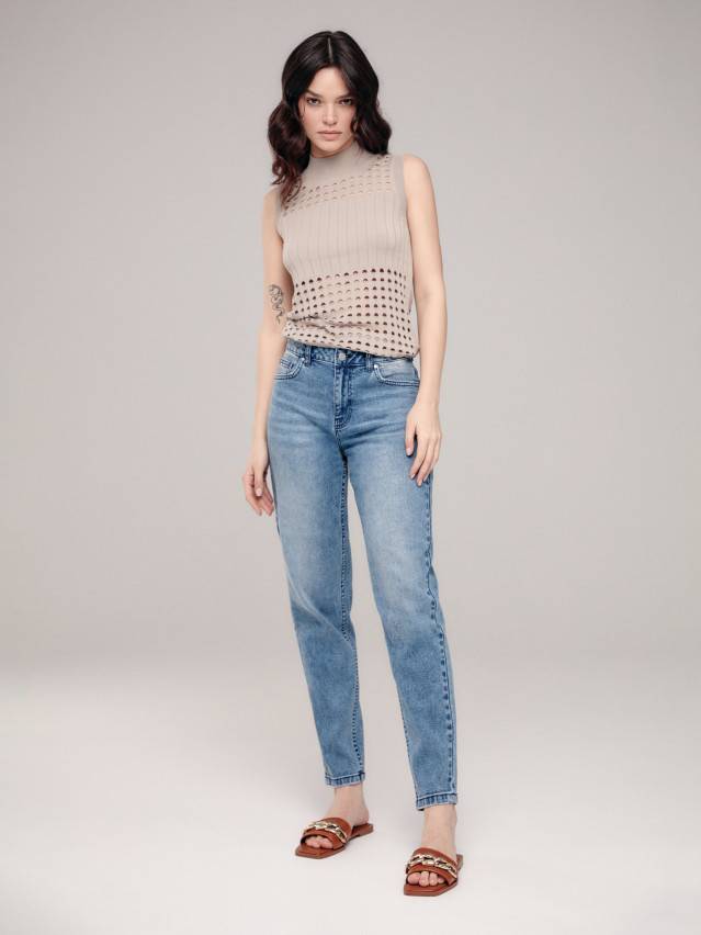 Брюки джинсовые женские CE CON-410, р.170-102, washed blue - 3